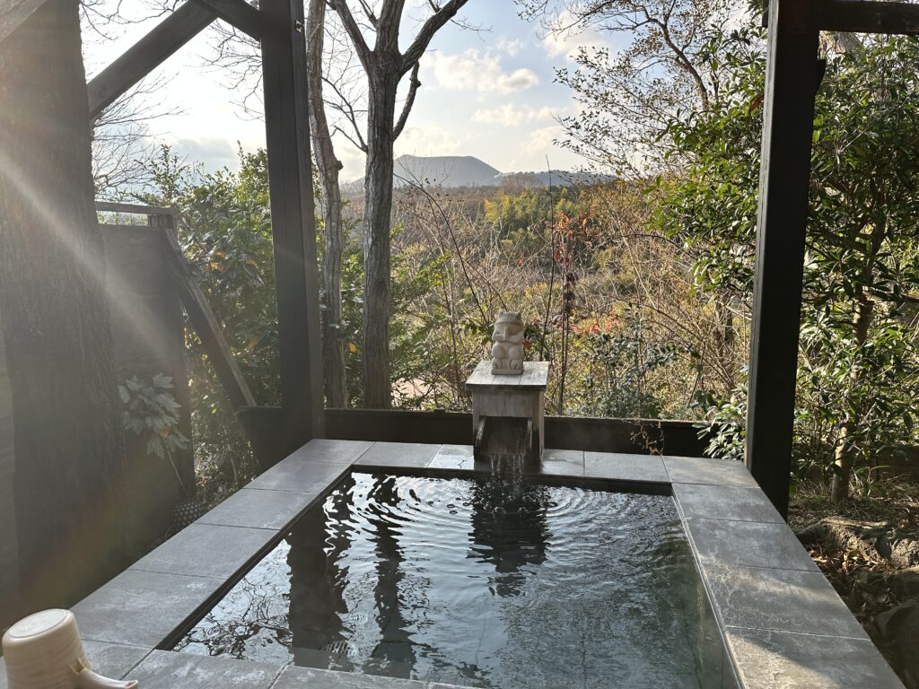 愛犬お宿の貸切露天風呂